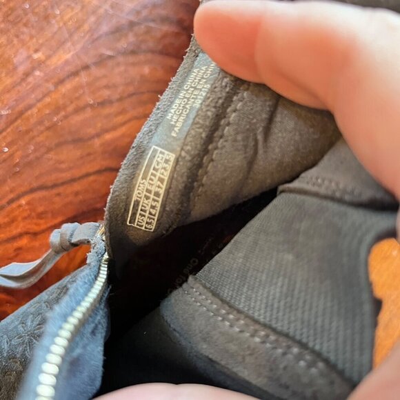 TOMS Women's Black Suede‎ Floral Open-Toe Booties Size 7.5 - Picture 5 of 9